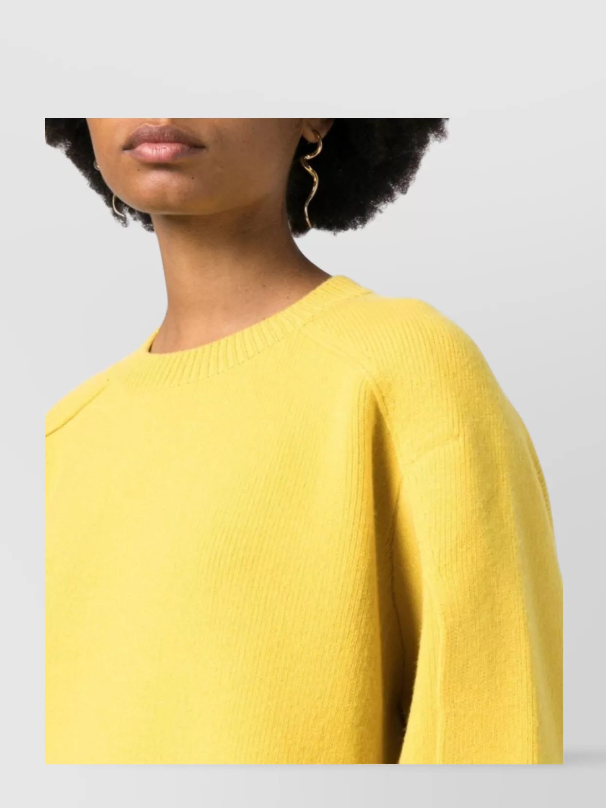 Lanvin Crew Neck Cape Jumper