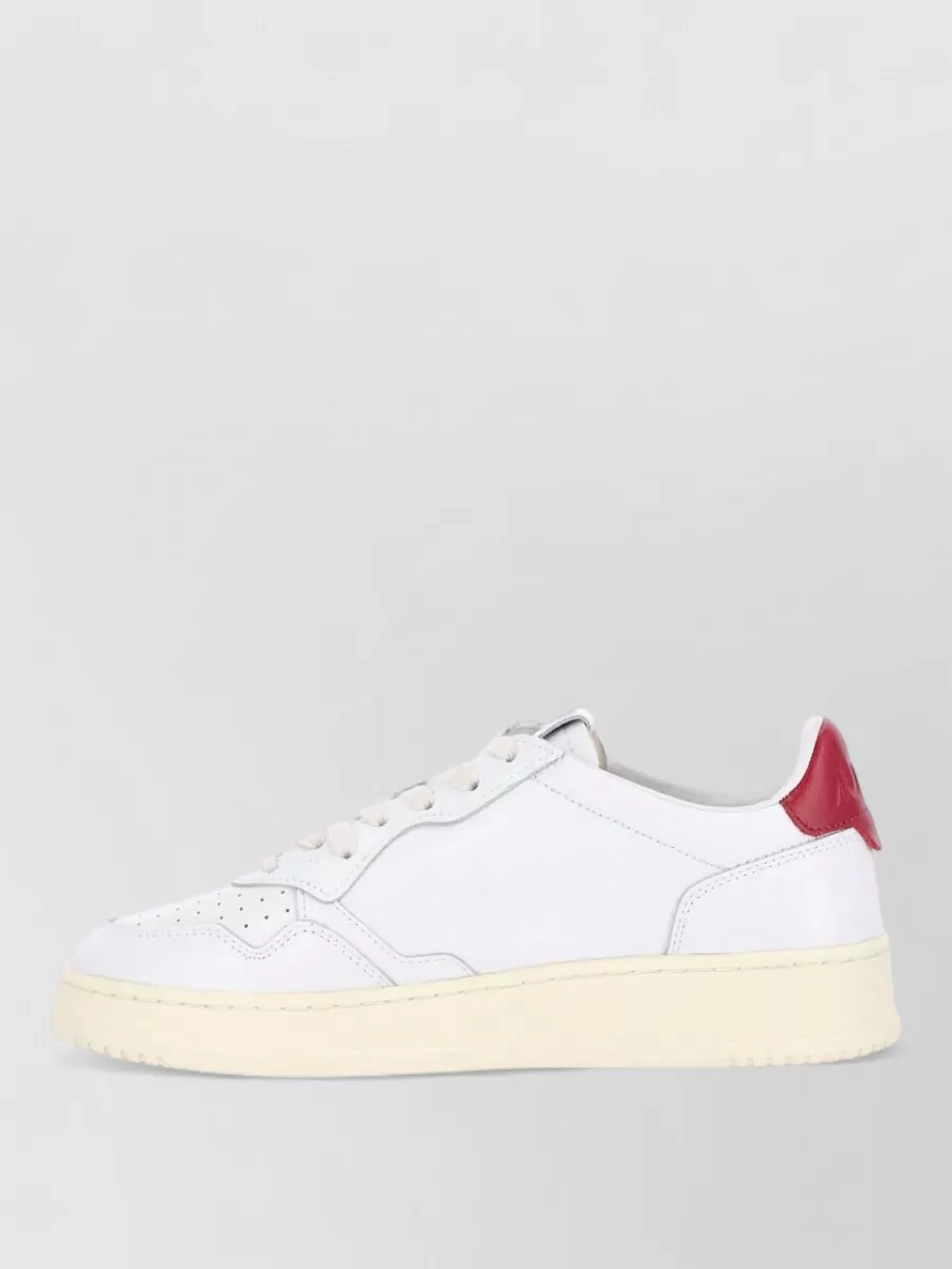 Autry Leather Low-Top Lace-Up Sneakers