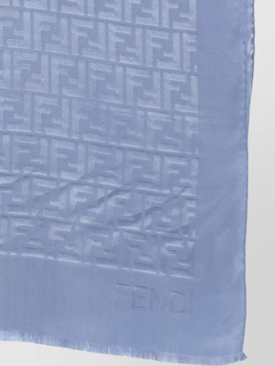 Fendi Silk Logo-Print Scarf