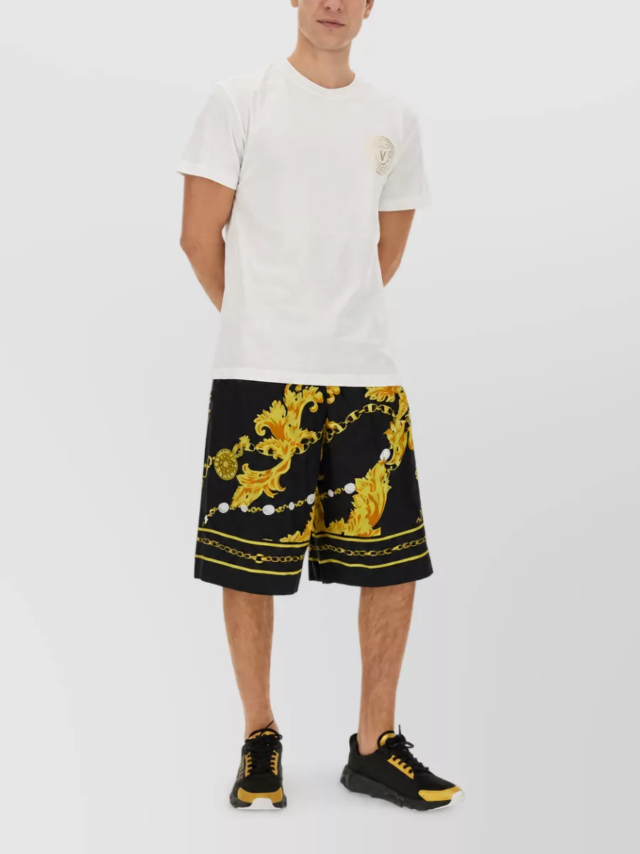 Versace Jeans Couture Printed Tailored Shorts