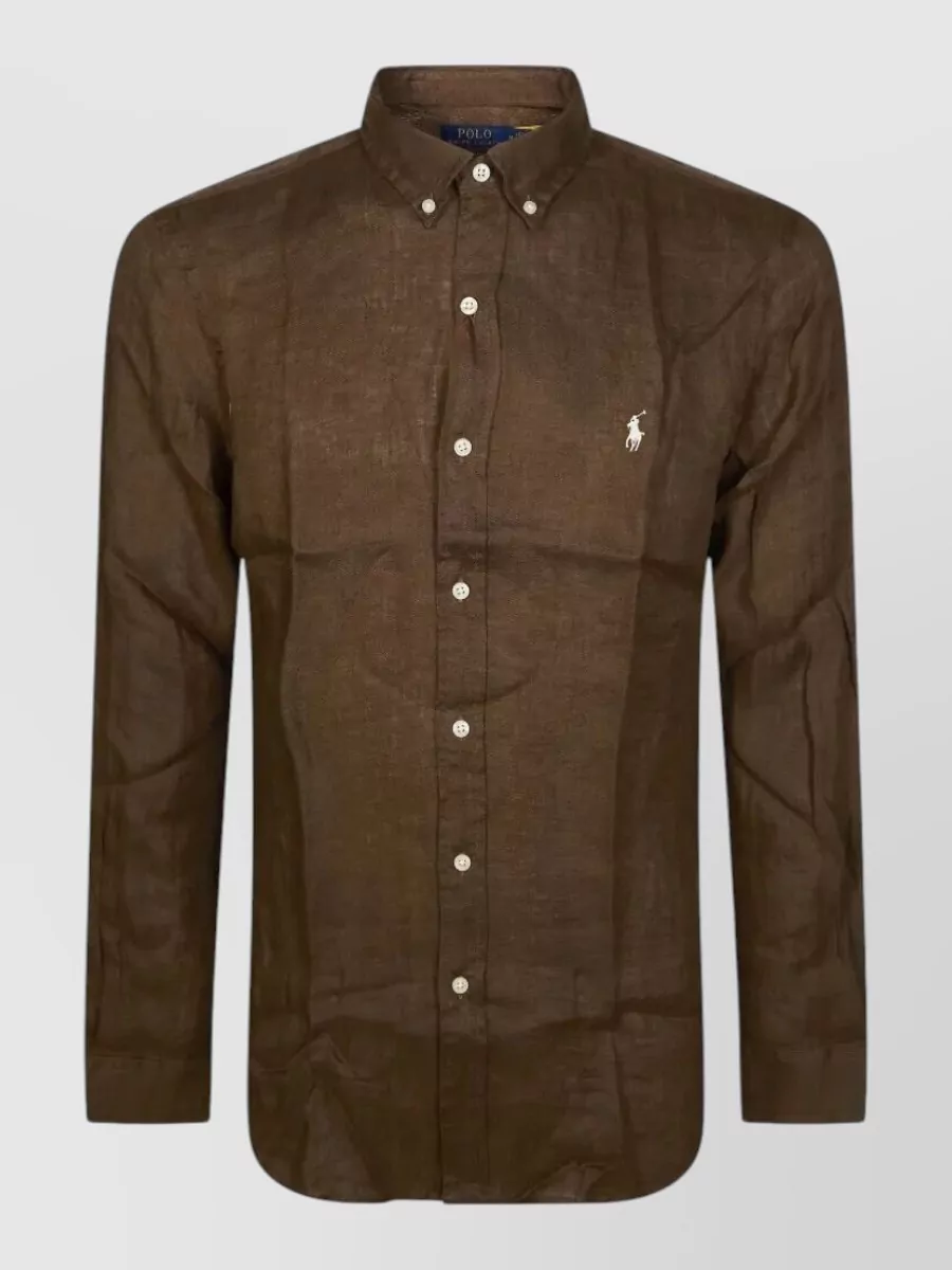 Polo Ralph Lauren linen long-sleeve shirt
