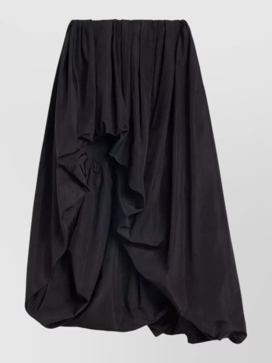 Jil Sander draped high-rise asymmetric skirt