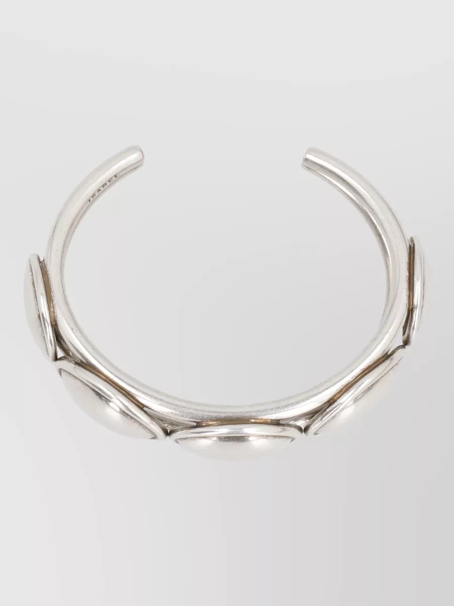 Isabel Marant Ned Bracelet Circular Cuff Polished Brass