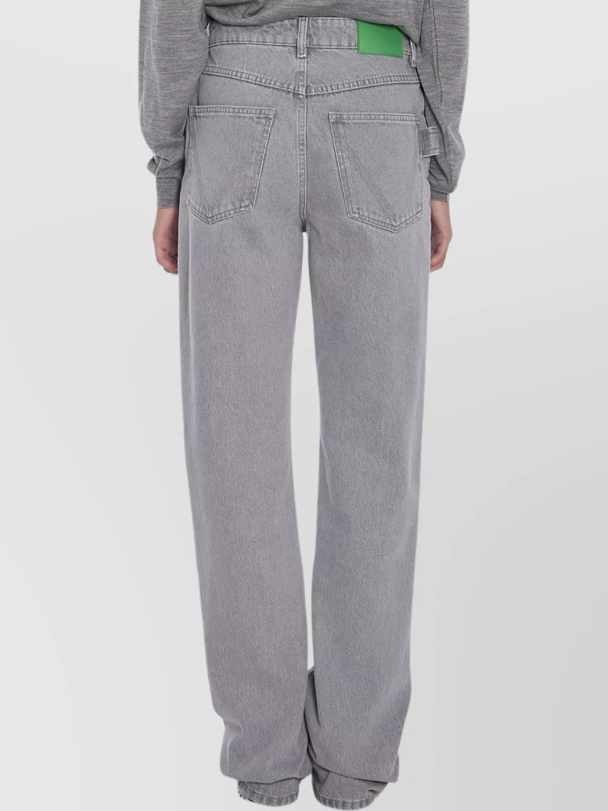Bottega Veneta Flared Leg Denim Trousers