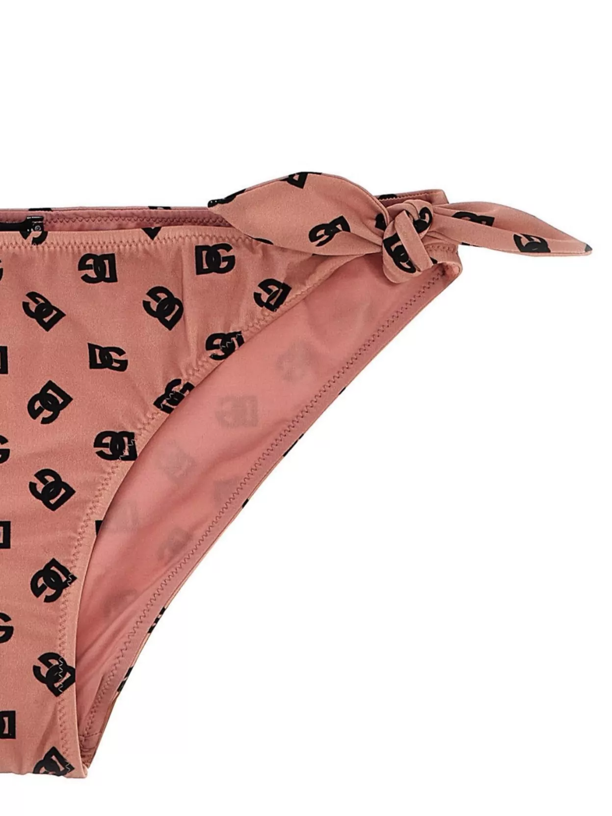 Dolce & Gabbana 'dg' Halterneck Triangle Top Bikini With Adjustable Straps