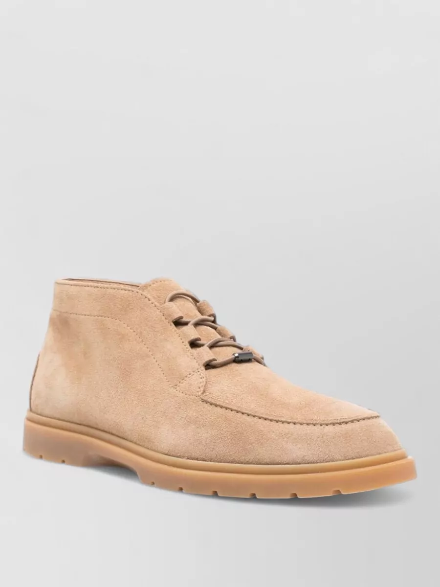 Tod's suede leather desert boots