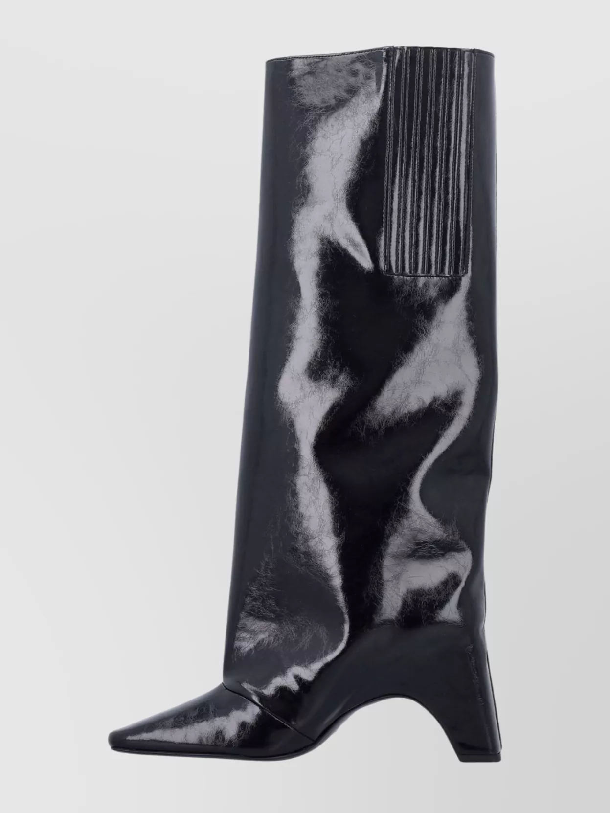 Coperni Knee High Block Heel Cactus Leather Boot