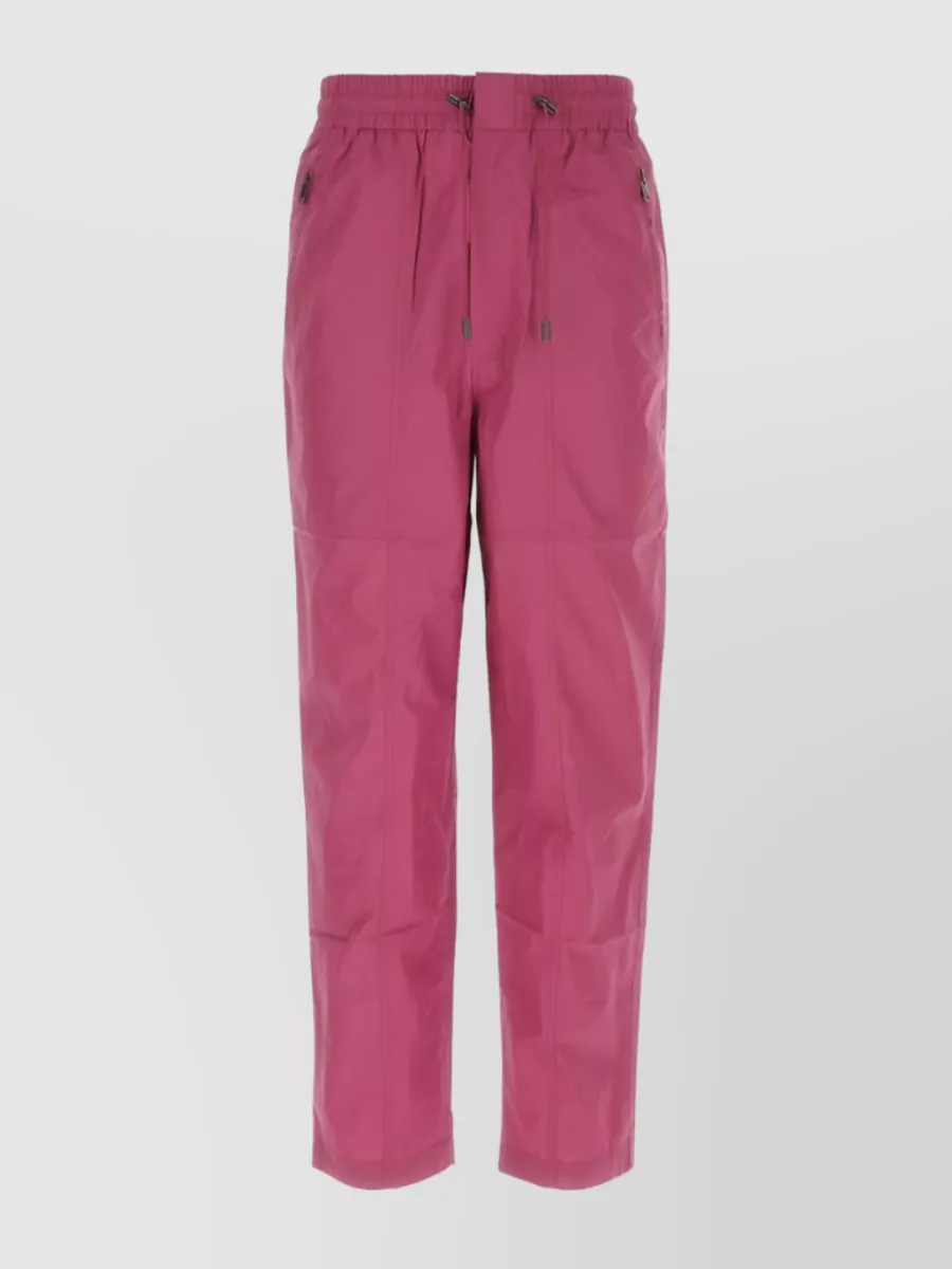 Shop Isabel Marant Ezra Organic Cotton Track Pants In Pink