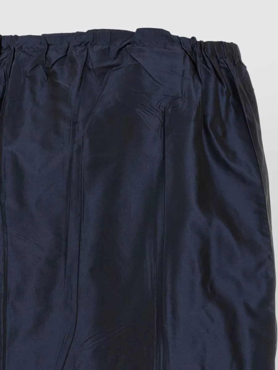 Prada Taffeta Midi Straight Skirt