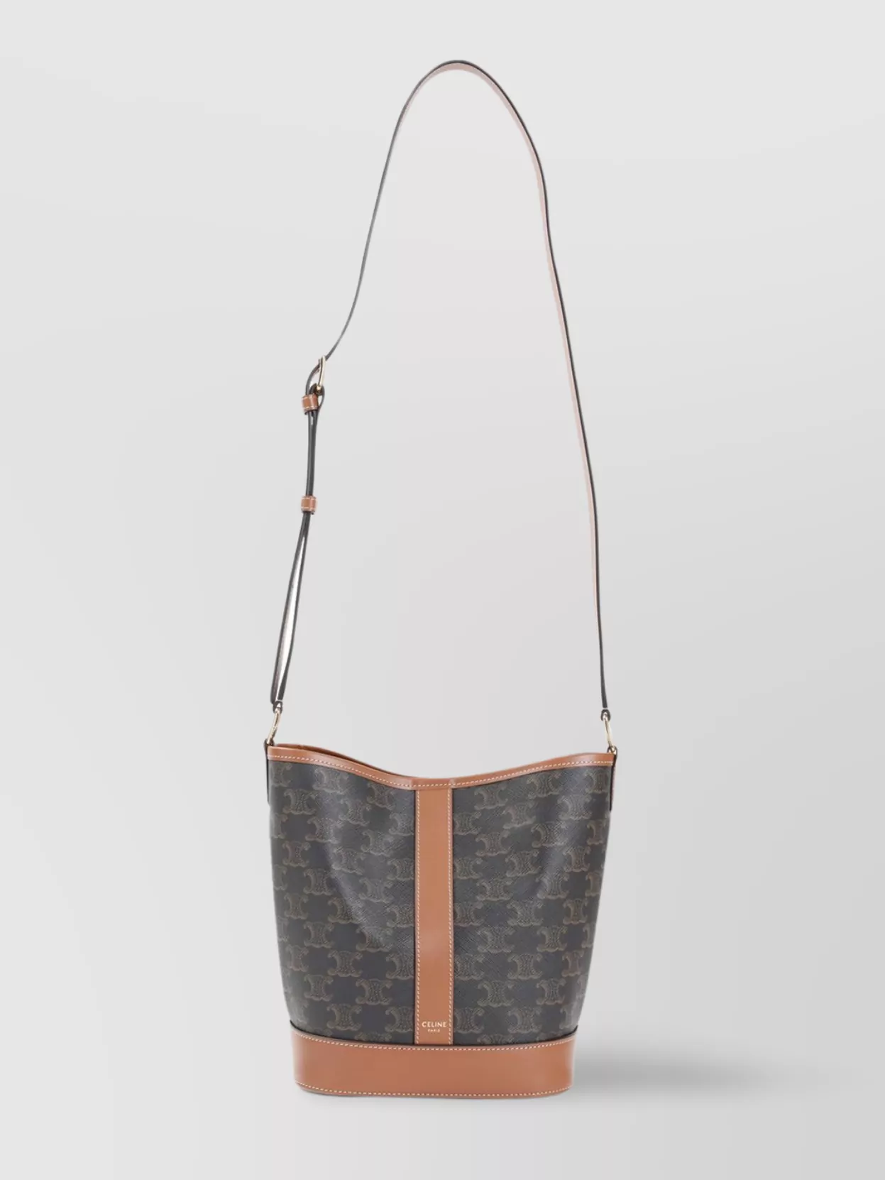Celine Small Coated-Canvas Bucket Bag