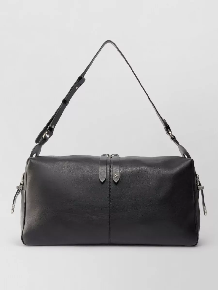 Pinko large leather travel bag