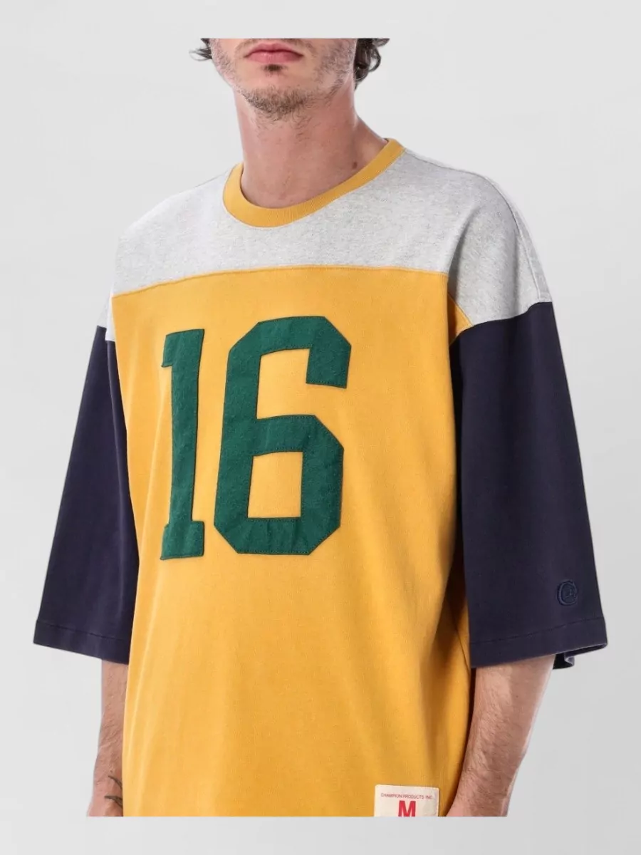 Champion Cotton Colorblock Graphic T-Shirt