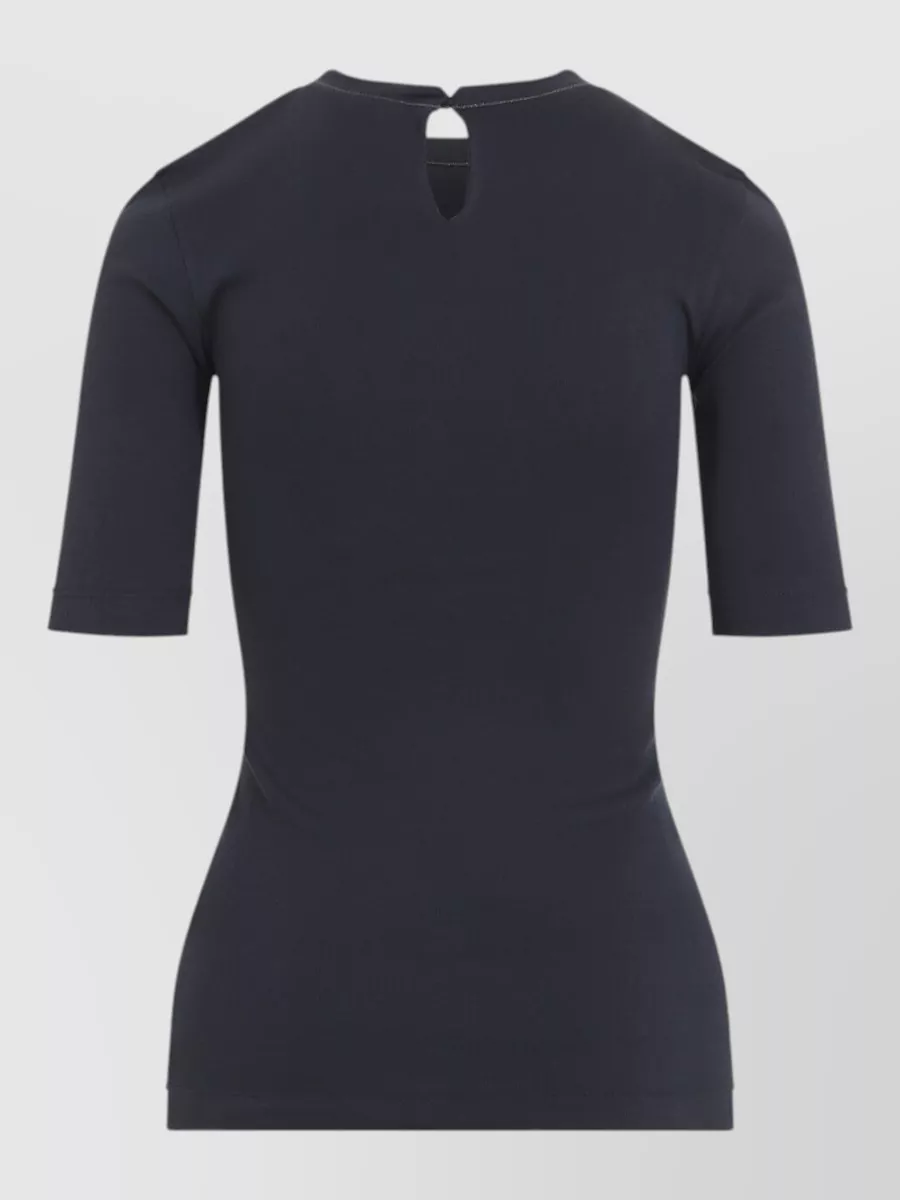 Brunello Cucinelli Ribbed Slim-Fit Short-Sleeve T-Shirt
