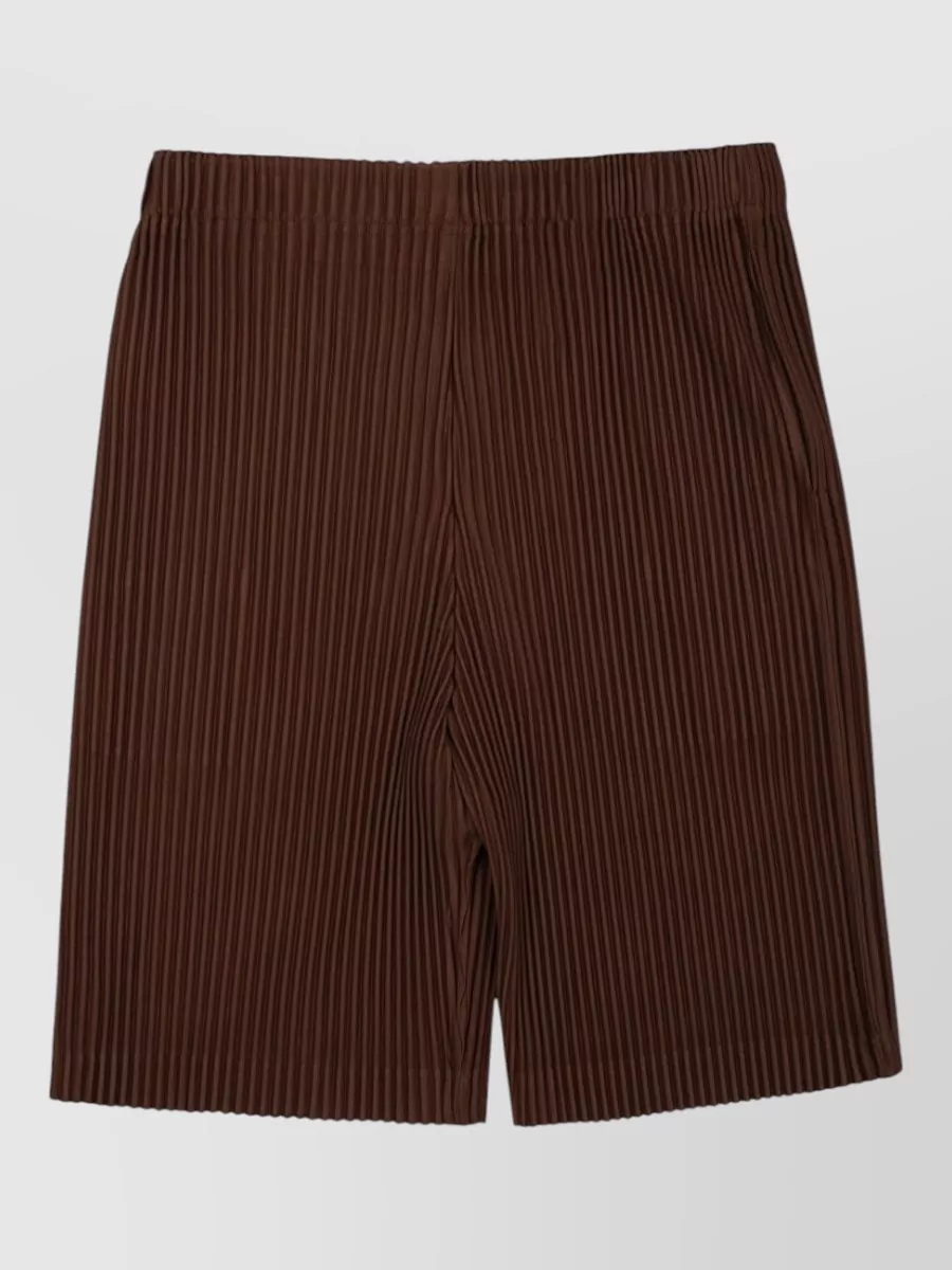 Homme Plisse Issey Miyake Pleated Cropped Trousers