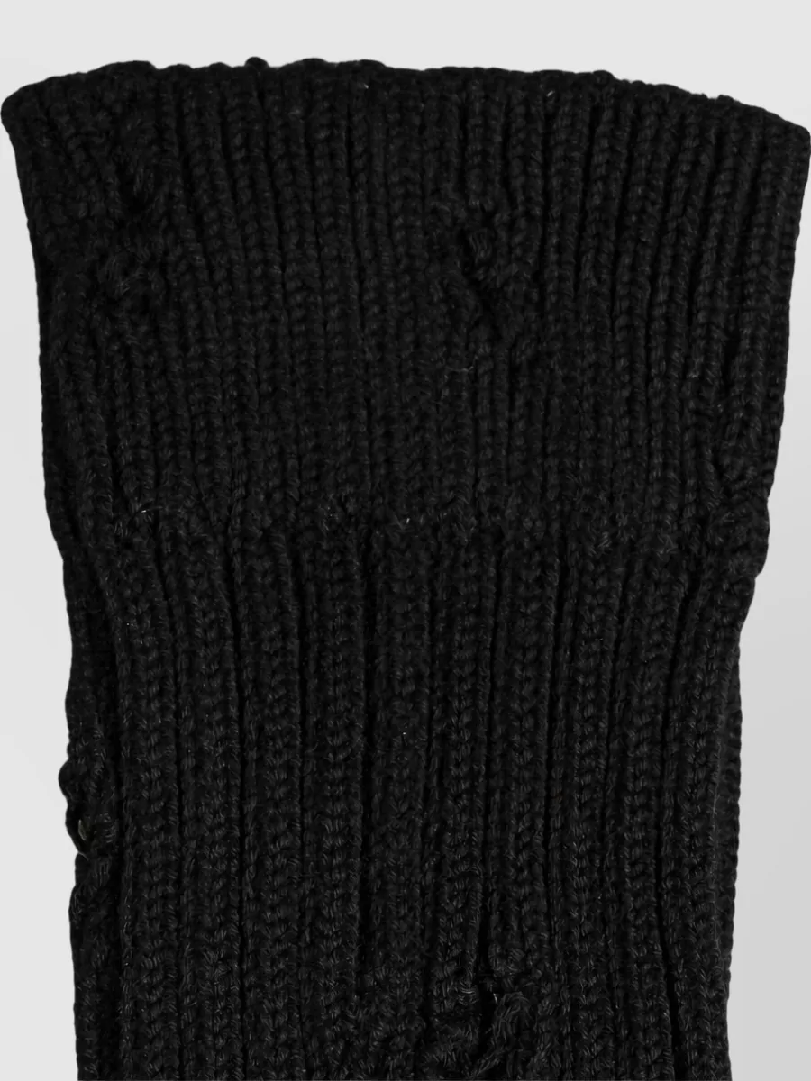 Dolce&Gabbana Distressed Mid-Calf Socks