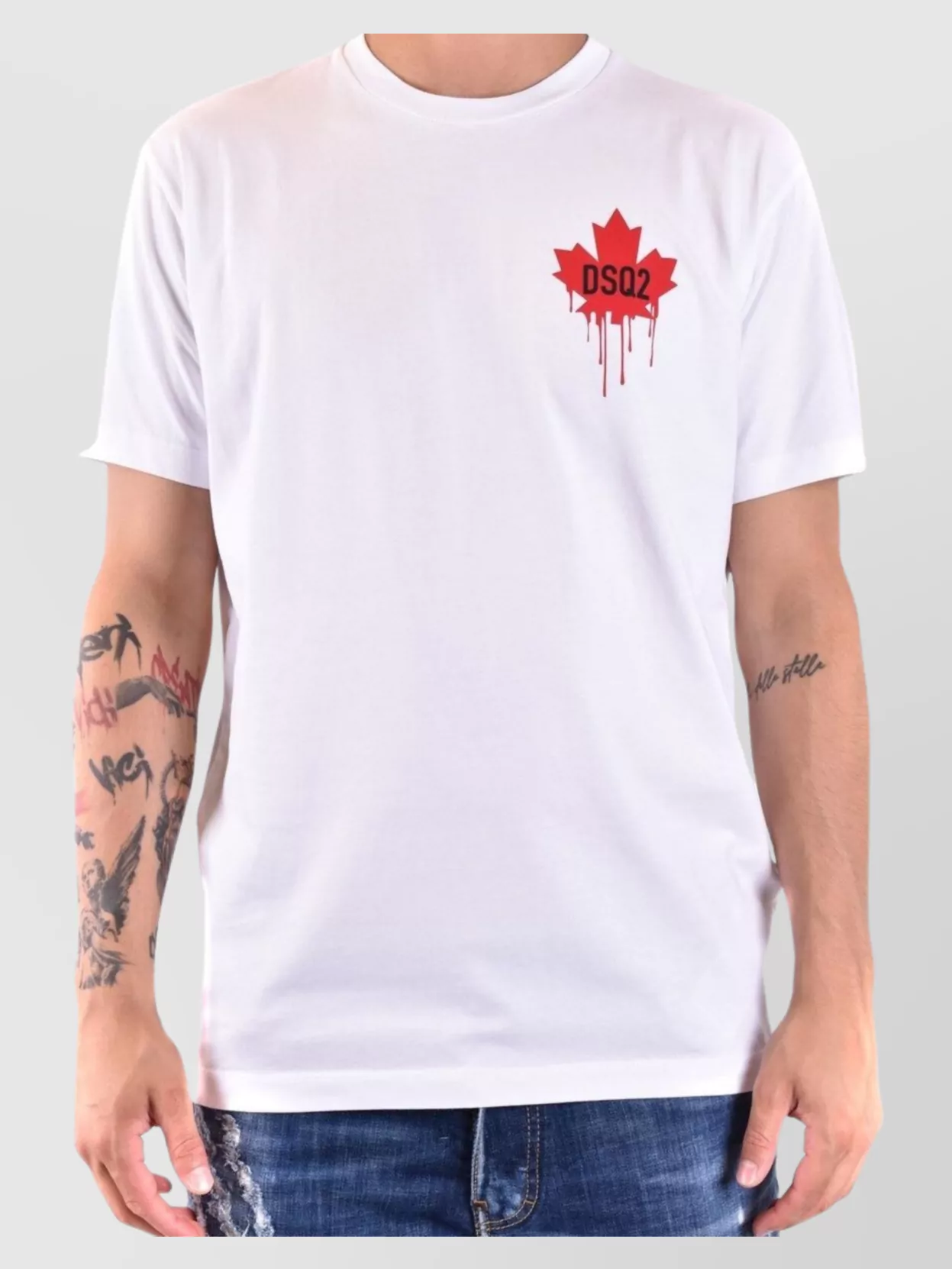 Dsquared2 Logo-printed Crewneck T-shirt In White