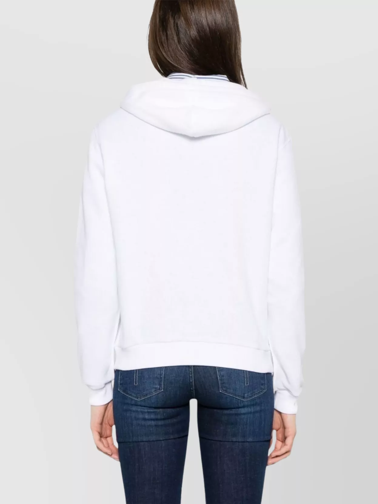 Ralph Lauren Hooded Sweatshirt With Ribbed Cuffs And Pouch Pockets