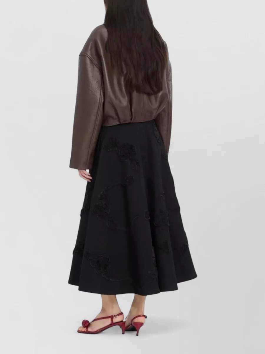 Rotate Lamb Leather Coat