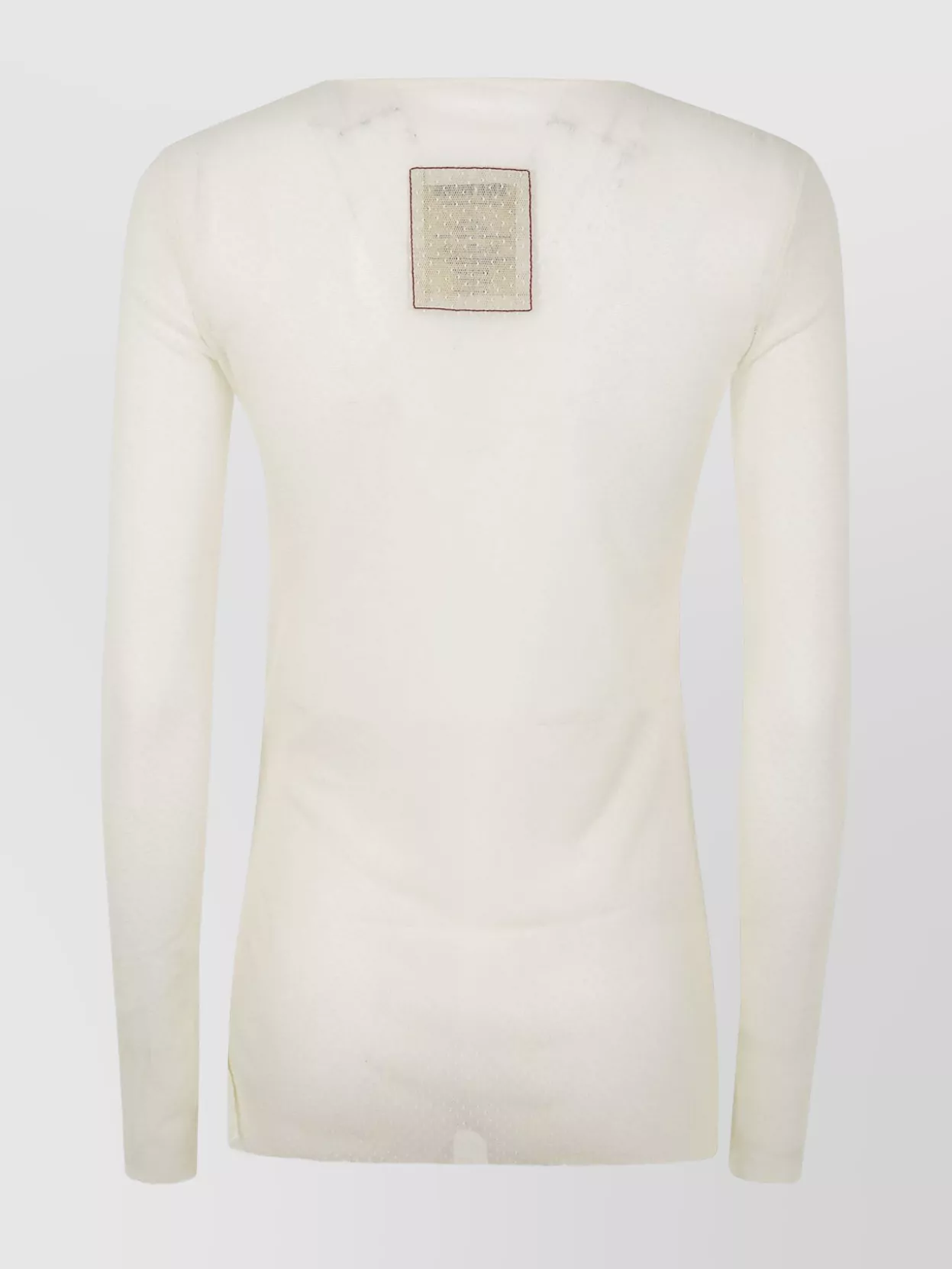 Uma Wang Lightweight Sheer Stretch Fit Long Sleeve Top