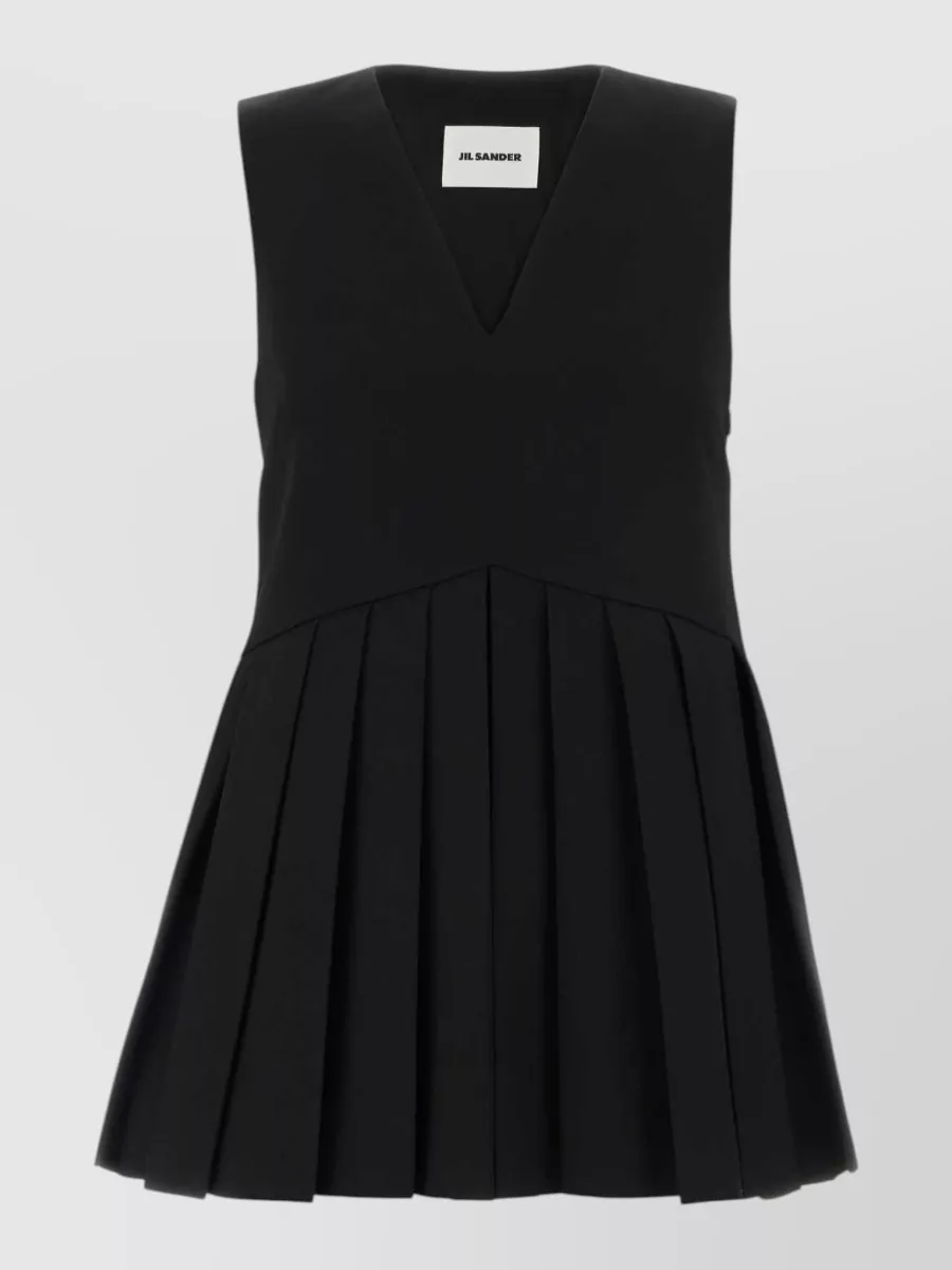 Jil Sander Virgin Wool Tank Top