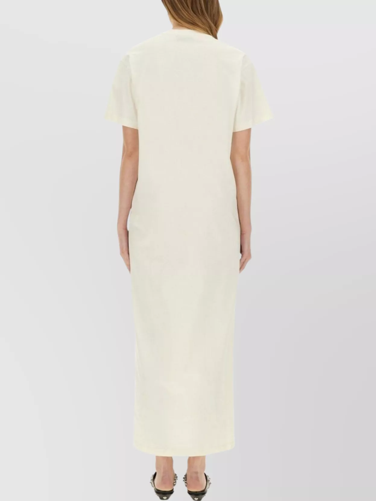Msgm Long Dress Side Slit
