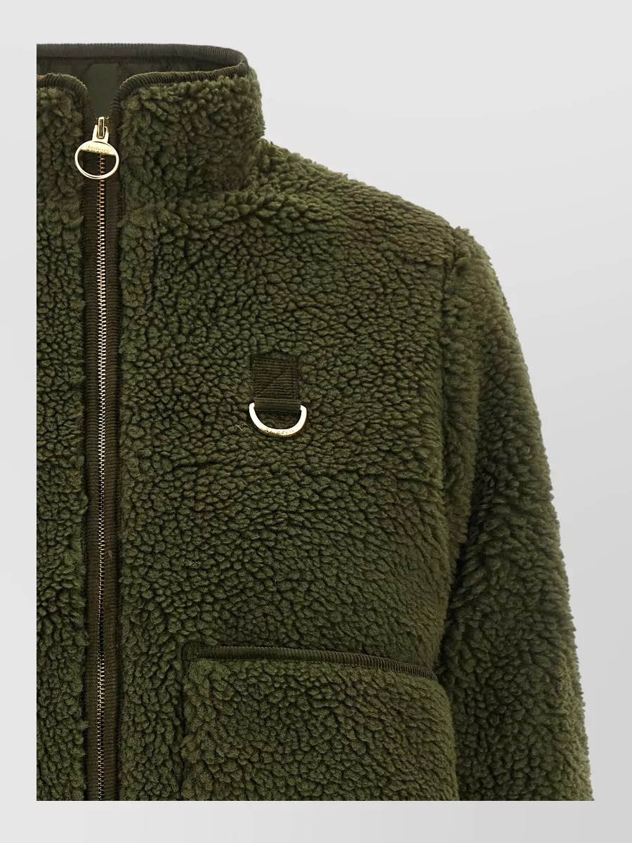 Barbour fleece cropped jacket