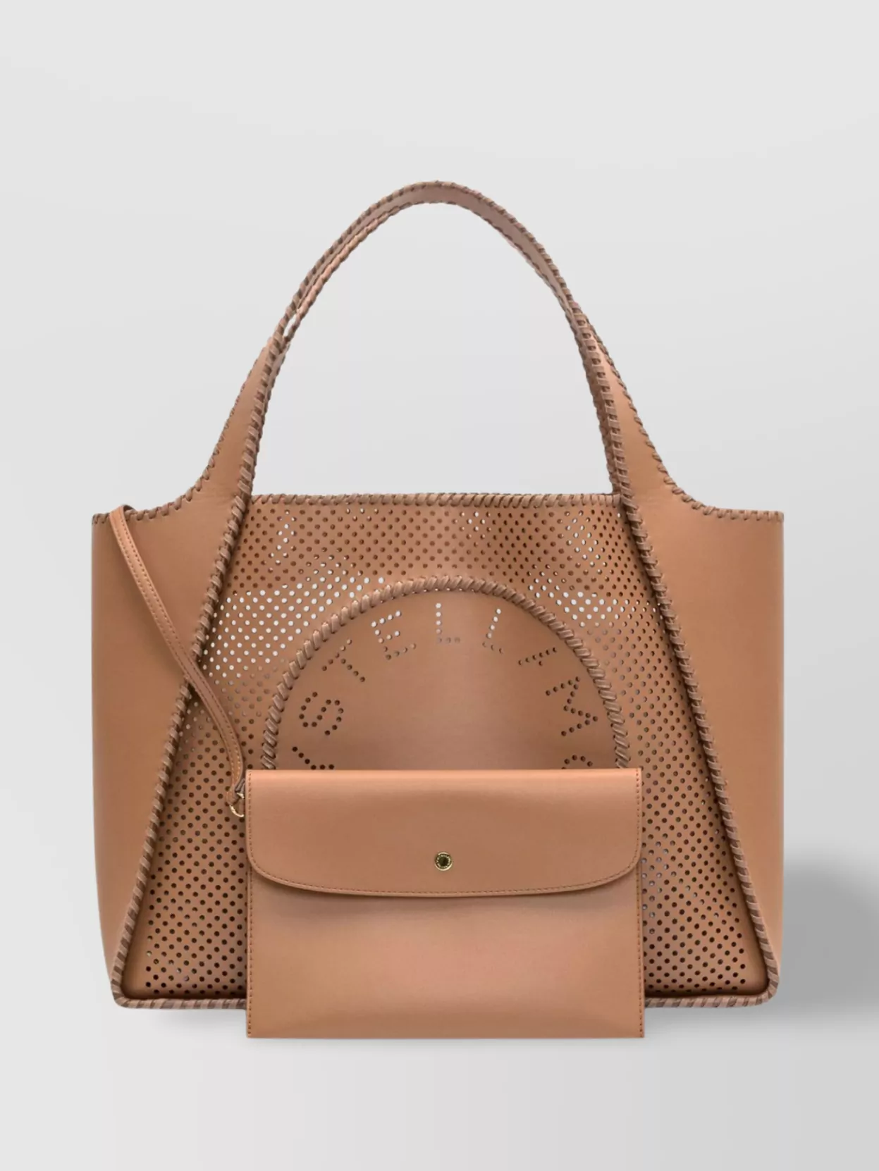 Stella Mccartney Perforated Logo Tote Bag