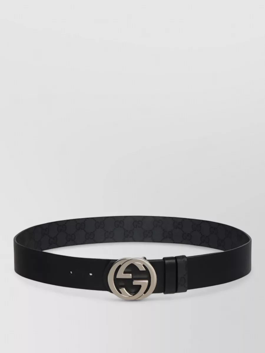 Gucci leather reversible belt