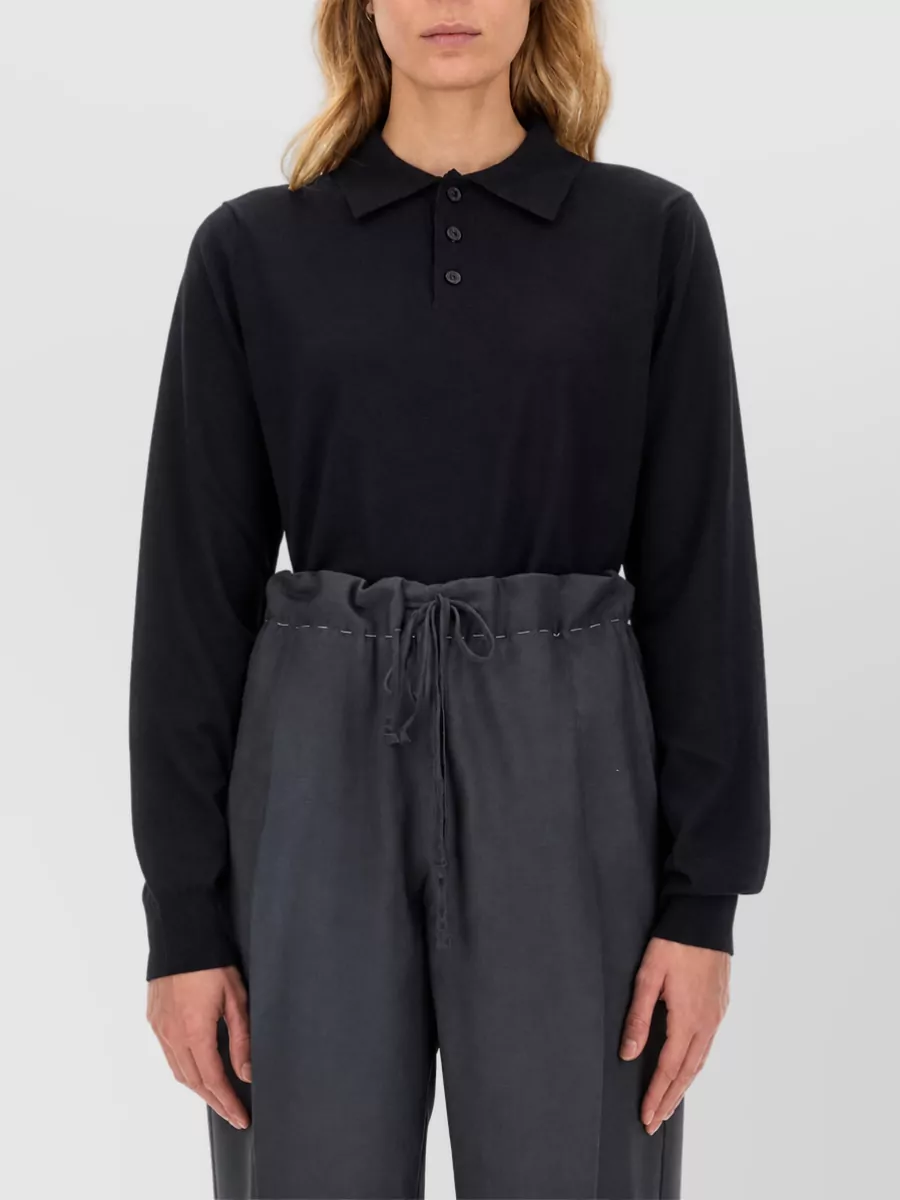 Maison Margiela Wool Polo Top