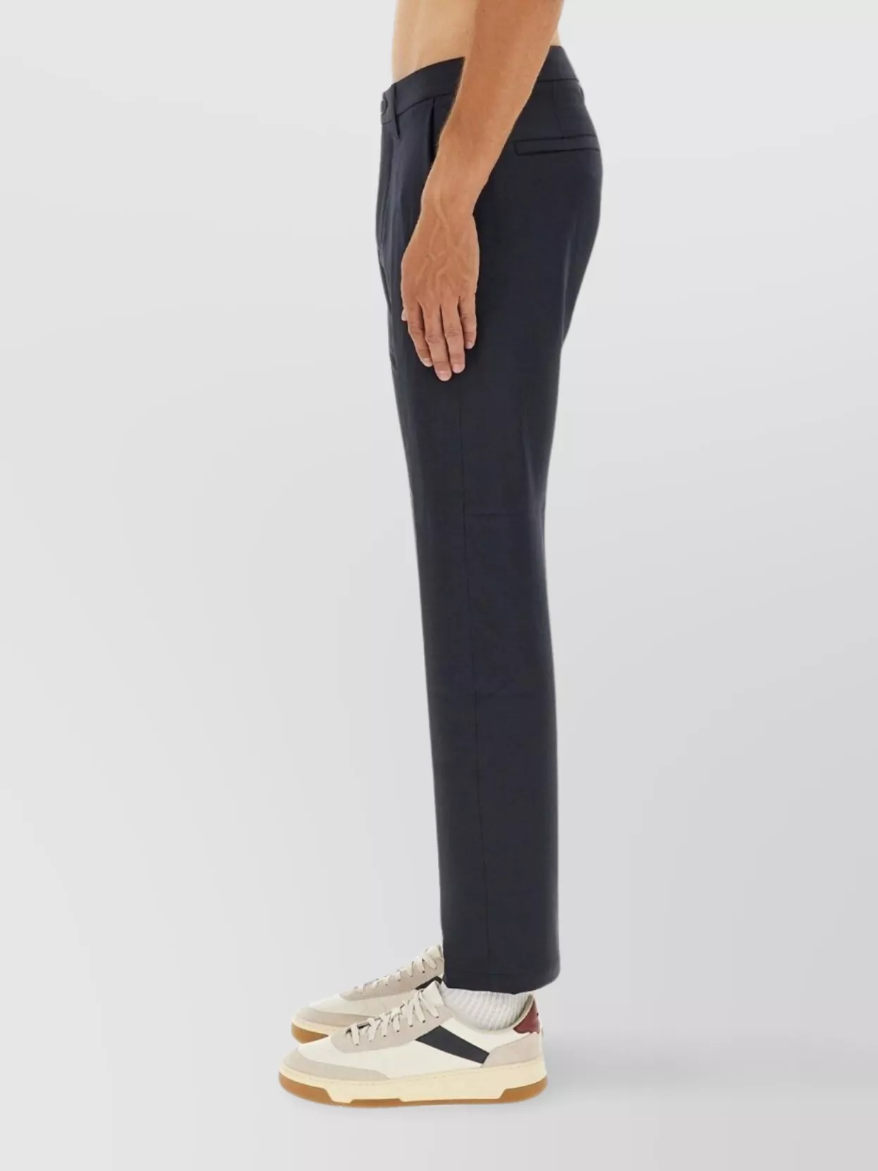 Boss Tailored Trousers With Belt Loops And Pockets