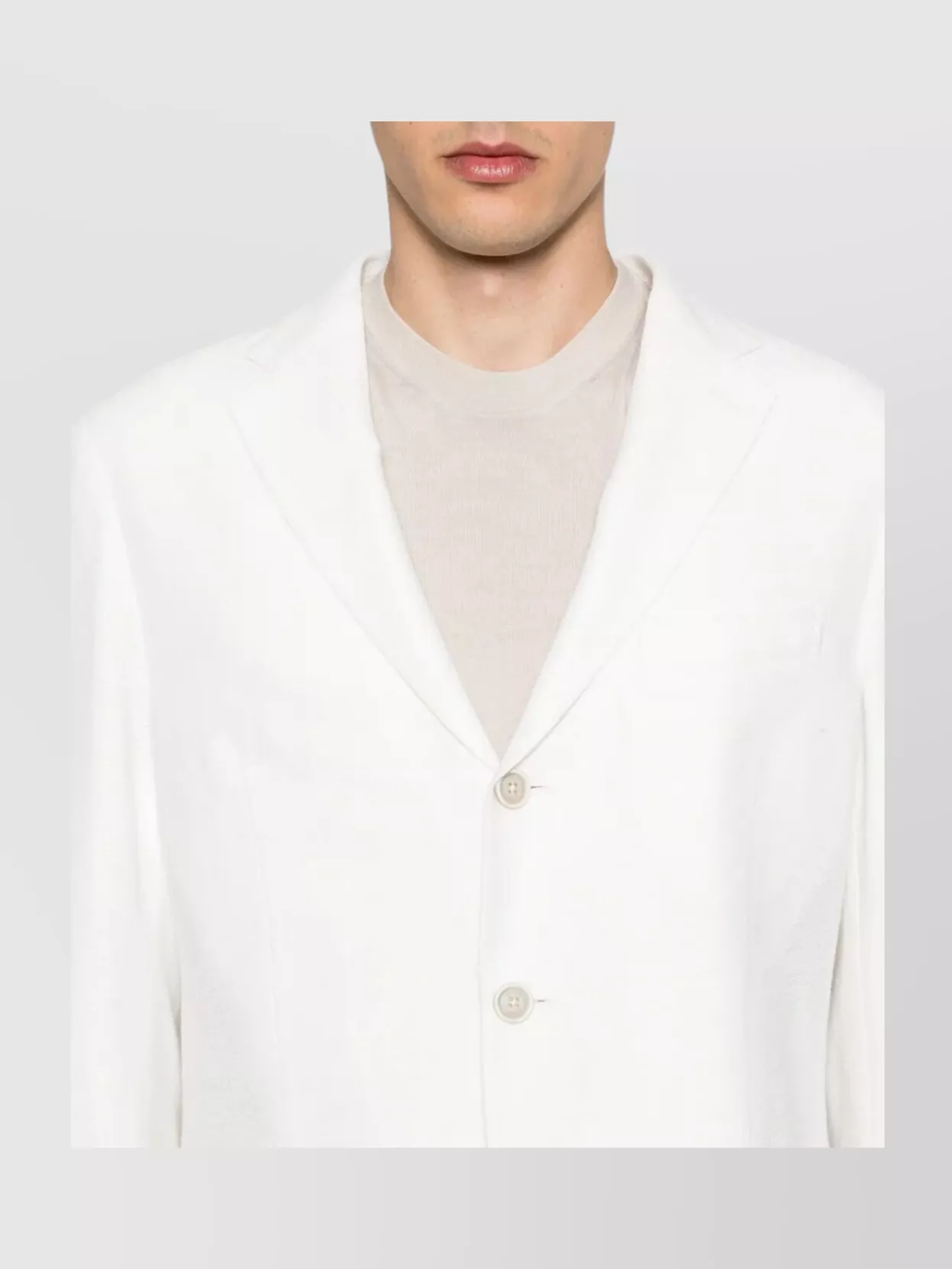 Eleventy Structured Single-Breasted Jacket Notch Lapels