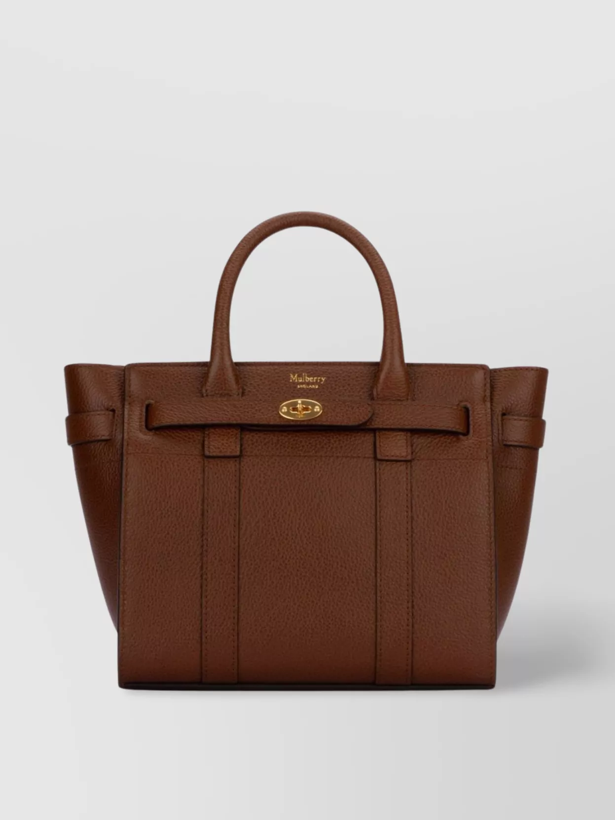 Shop Mulberry Distinct Silhouette With Visible Stitching In Brown