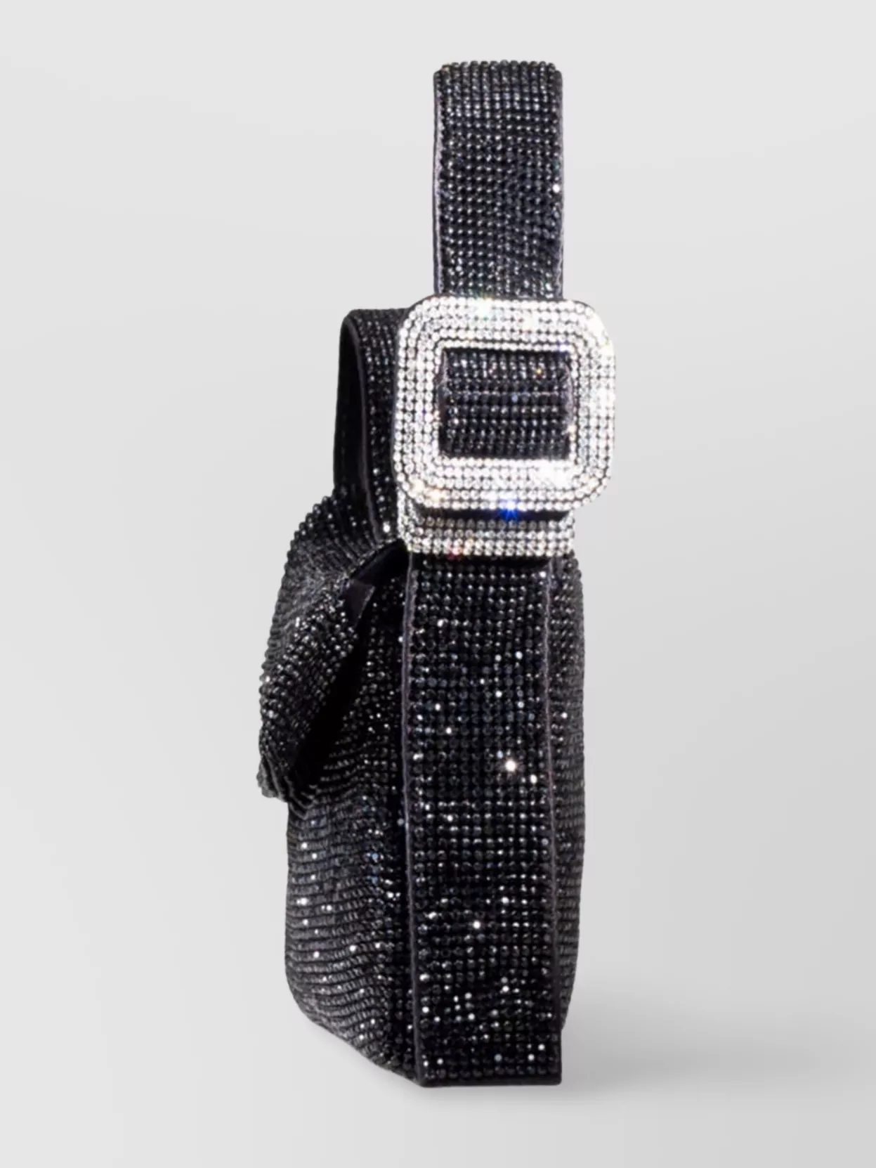 Benedetta Bruzziches Rhinestone Clutch Petite Adjustable Strap