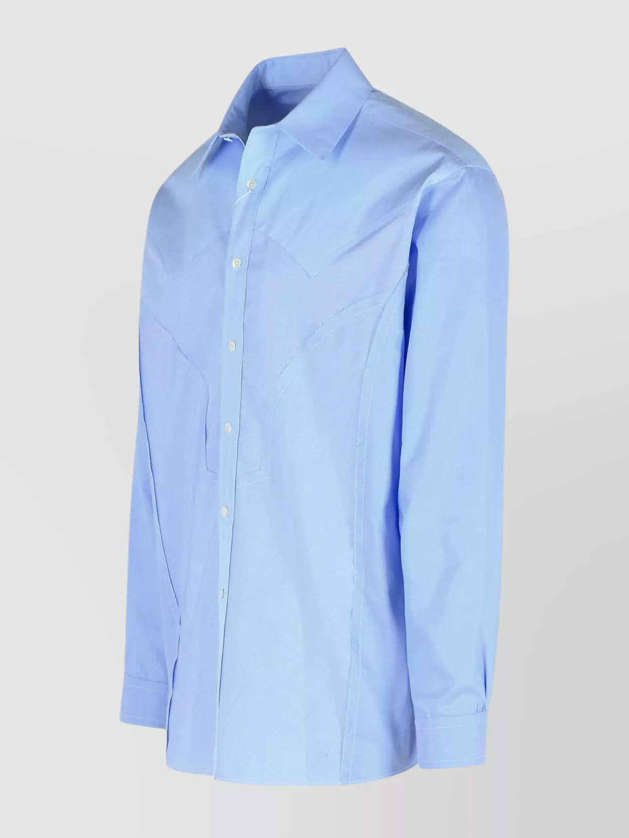 Maison Margiela Cotton Shirt Featuring Western Yoke