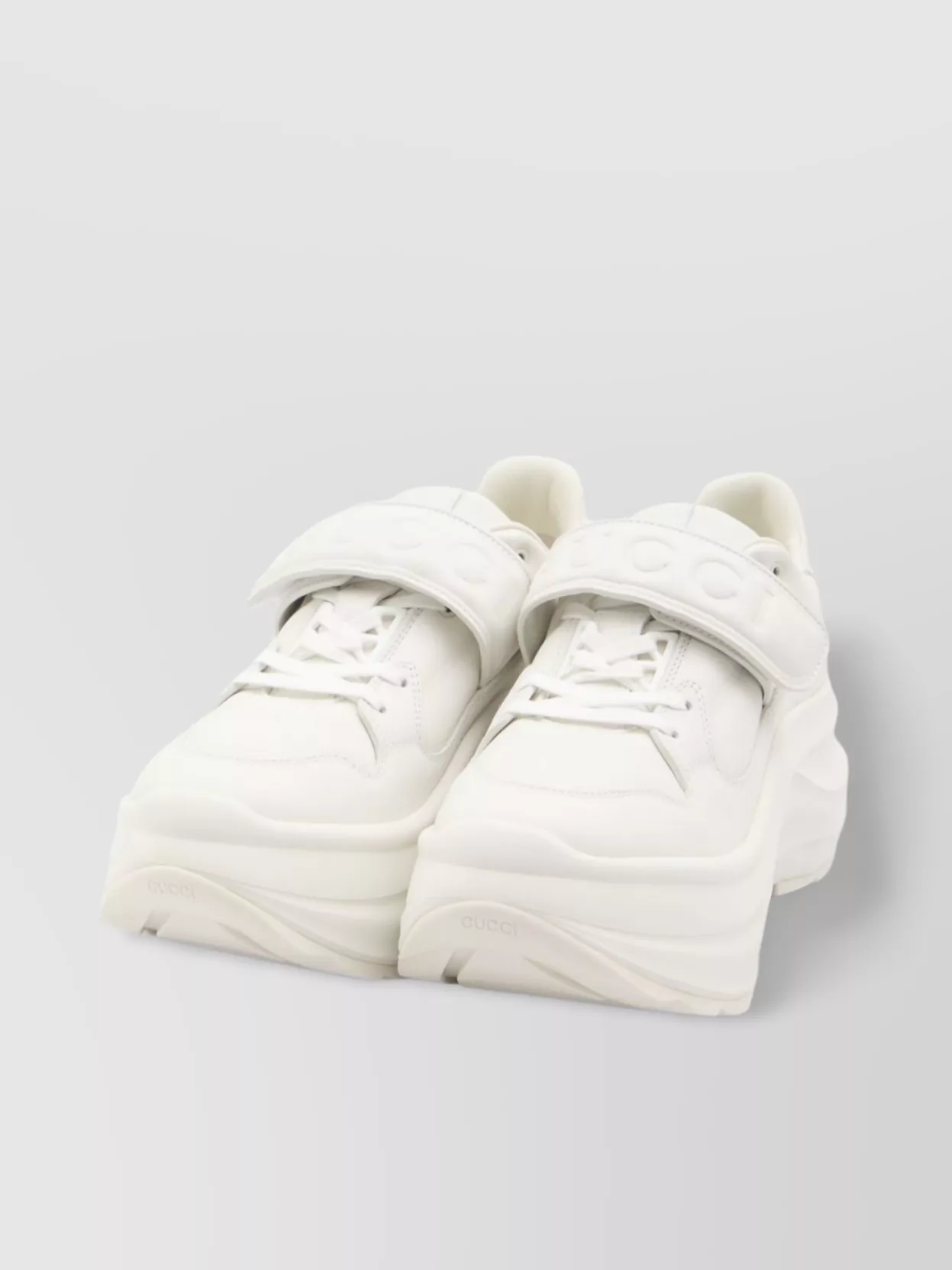 Gucci Leather Wave Platform Sneakers