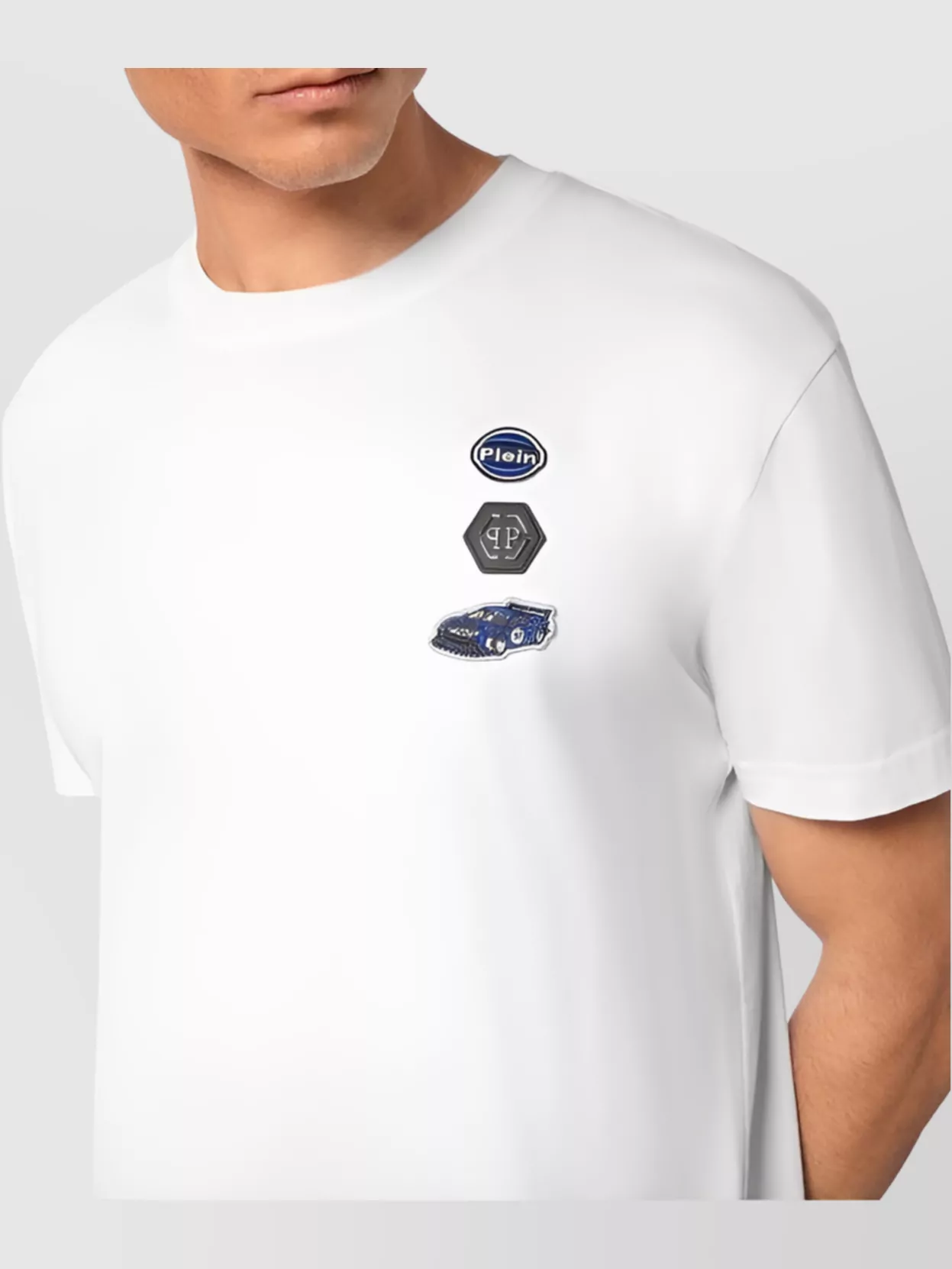 Philipp Plein Crew Neck Graphic Print Short Sleeves T-Shirts