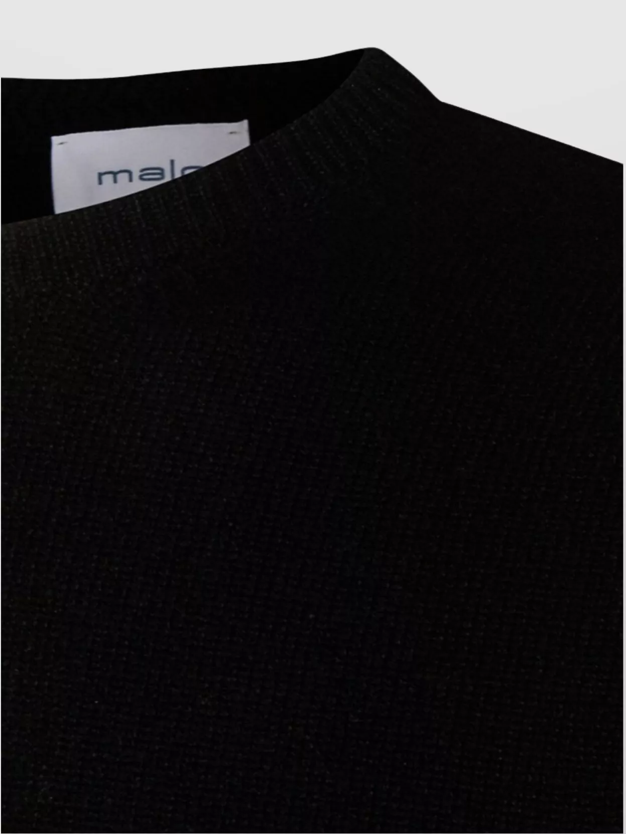 Malo Ribbed Crewneck Sweater With Long Sleeves