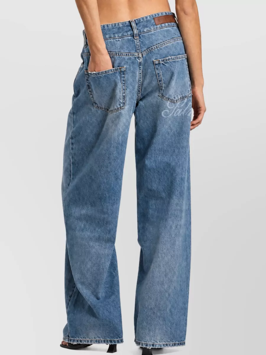 Palm Angels Straight-Leg Jeans
