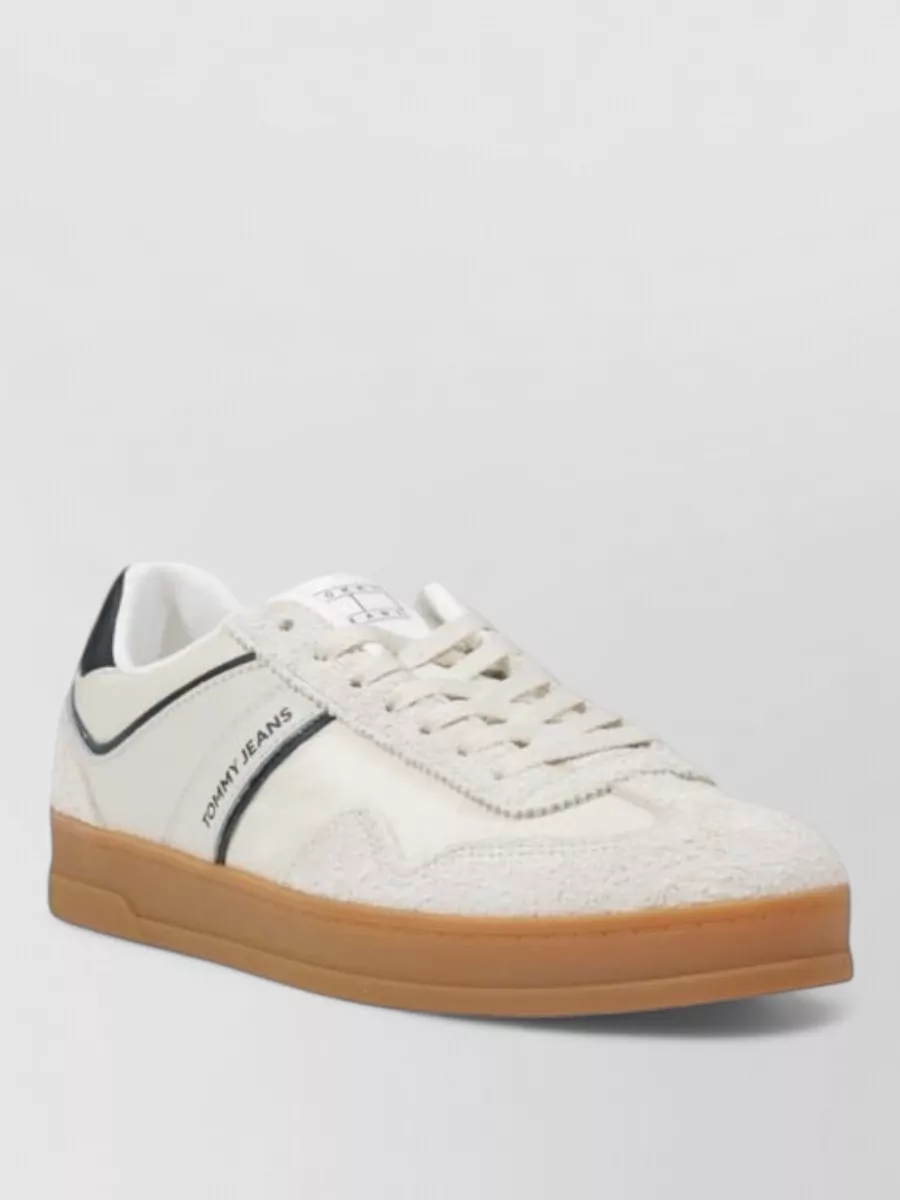 Tommy Hilfiger leather lace-up sneakers