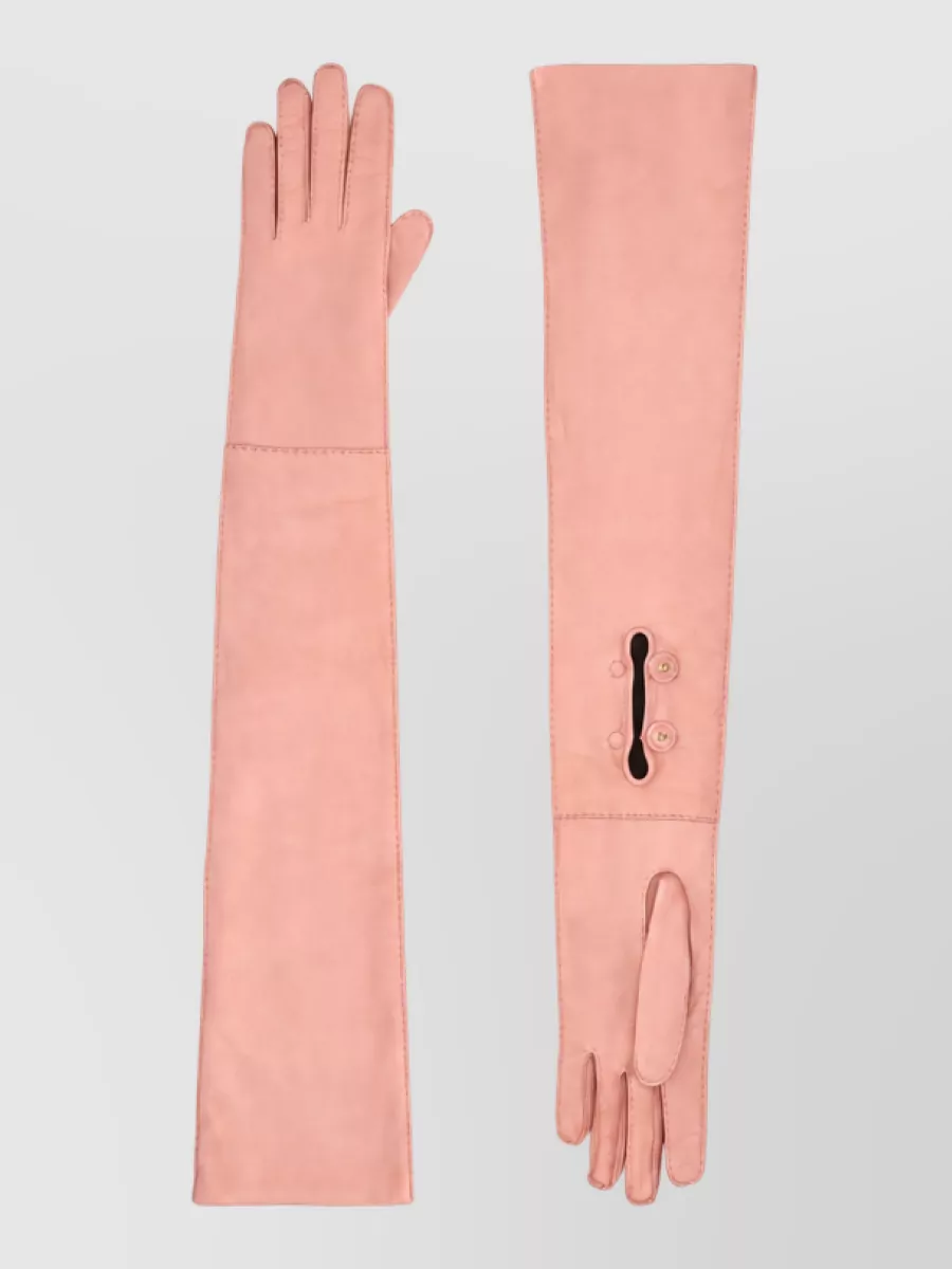 Prada leather gloves