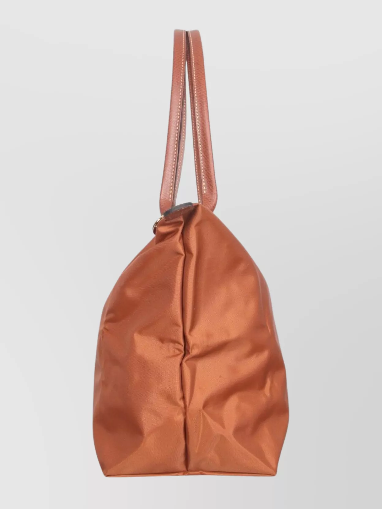 Longchamp Foldable Leather Top Handle Shoulder Bag