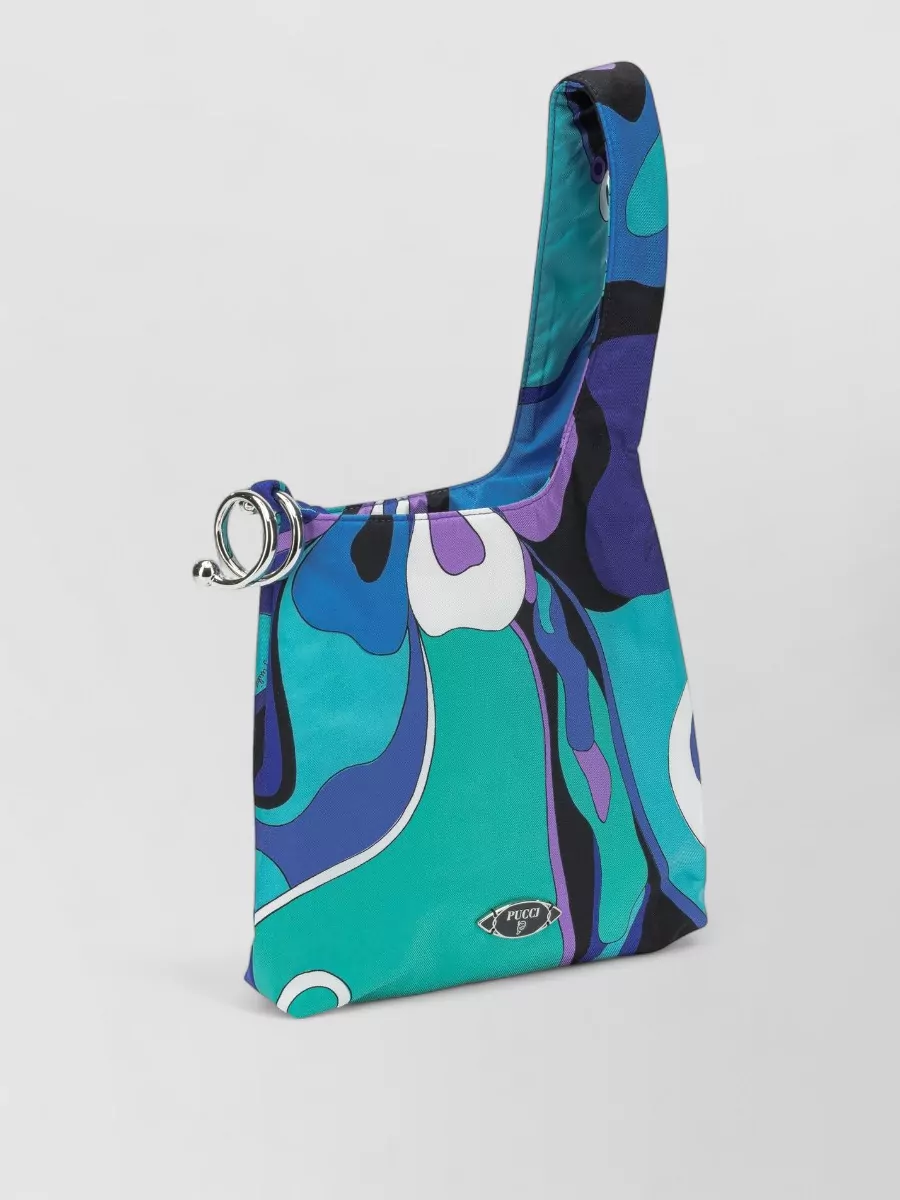 Pucci Silk Printed Shoulder Bag