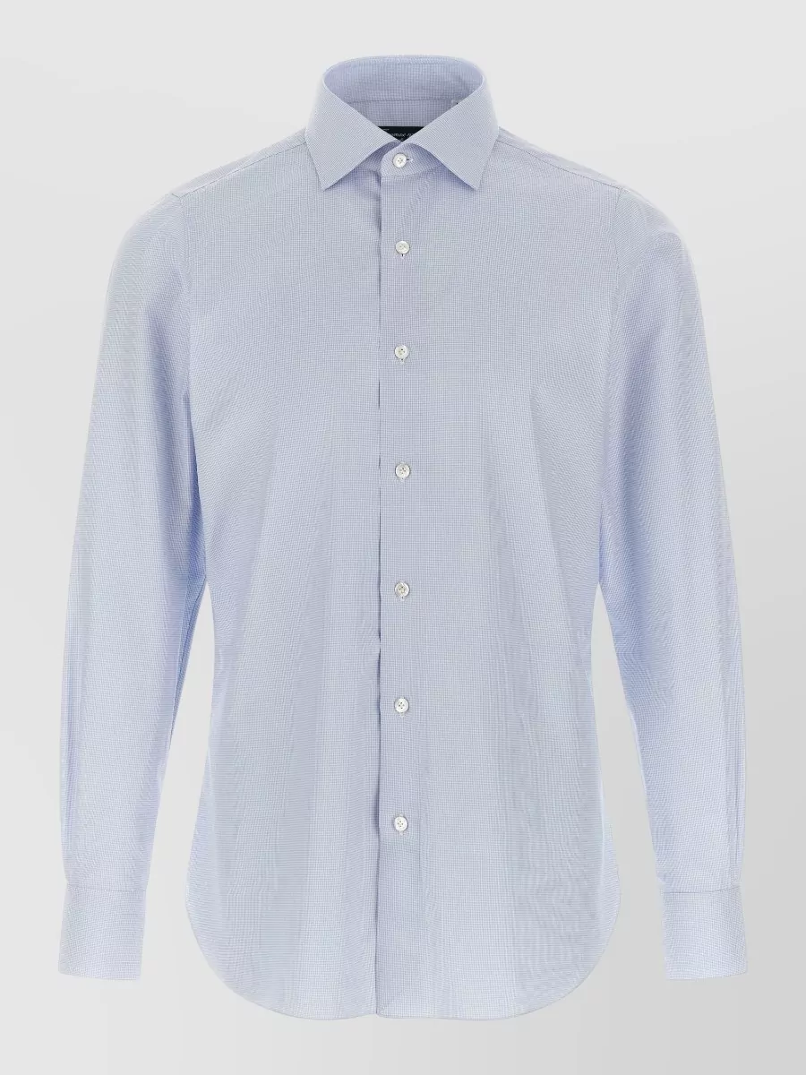 Finamore checked shirt