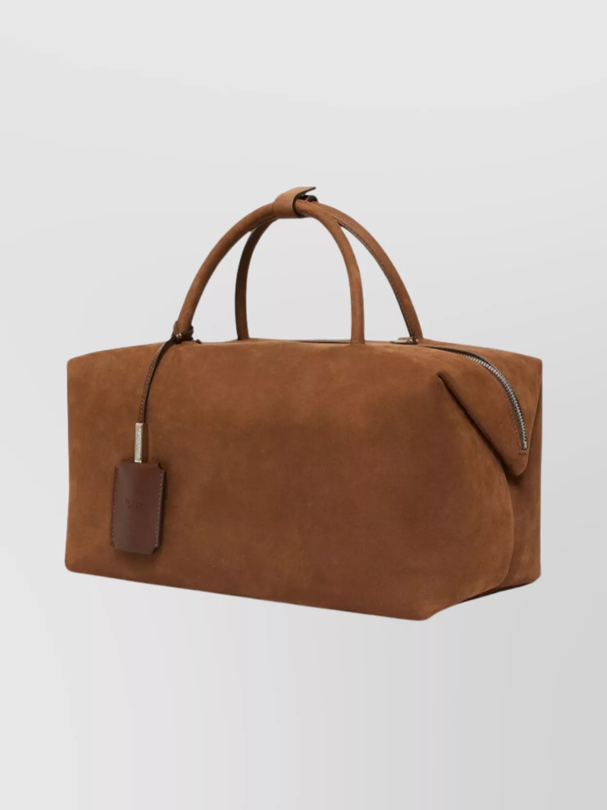 Max Mara Nubuck Leather Crossbody Satchel Bag