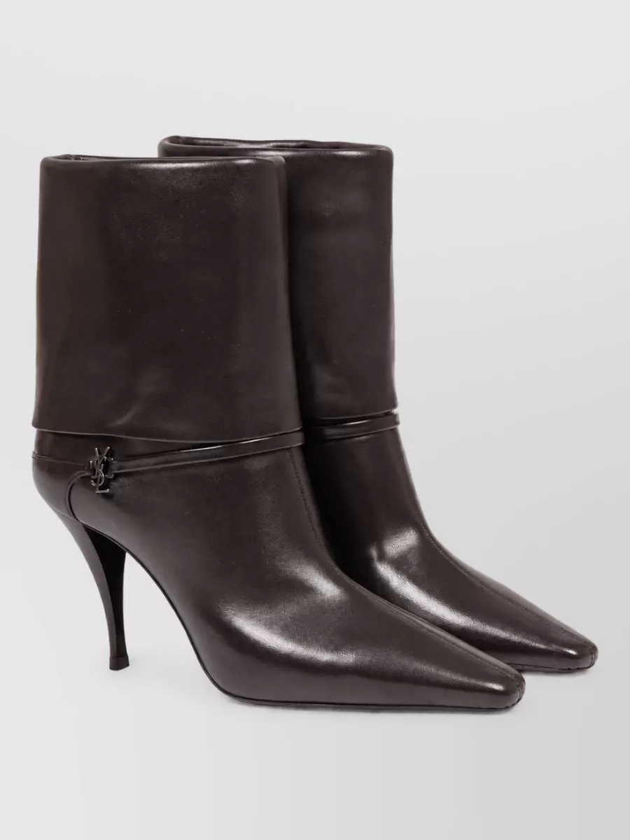 Saint Laurent leather ankle boots