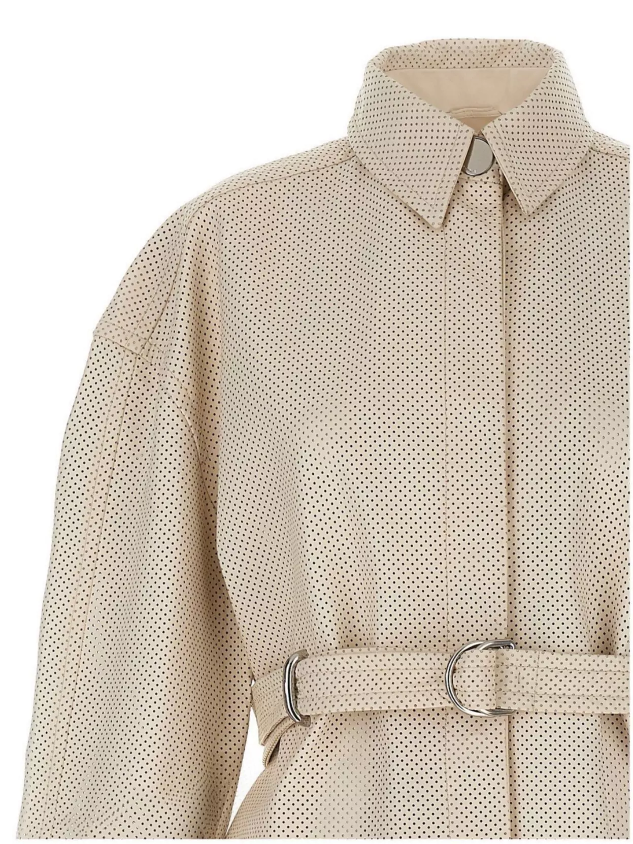 Shop Sportmax 'antiope1234' Trench Coat Belted Waist