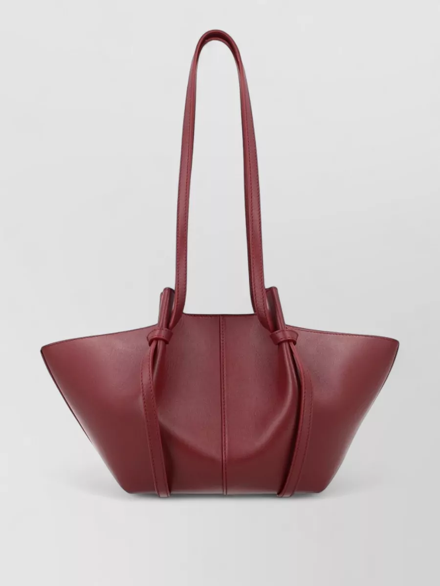 Yuzefi Mochi Smooth Leather Bucket Bag