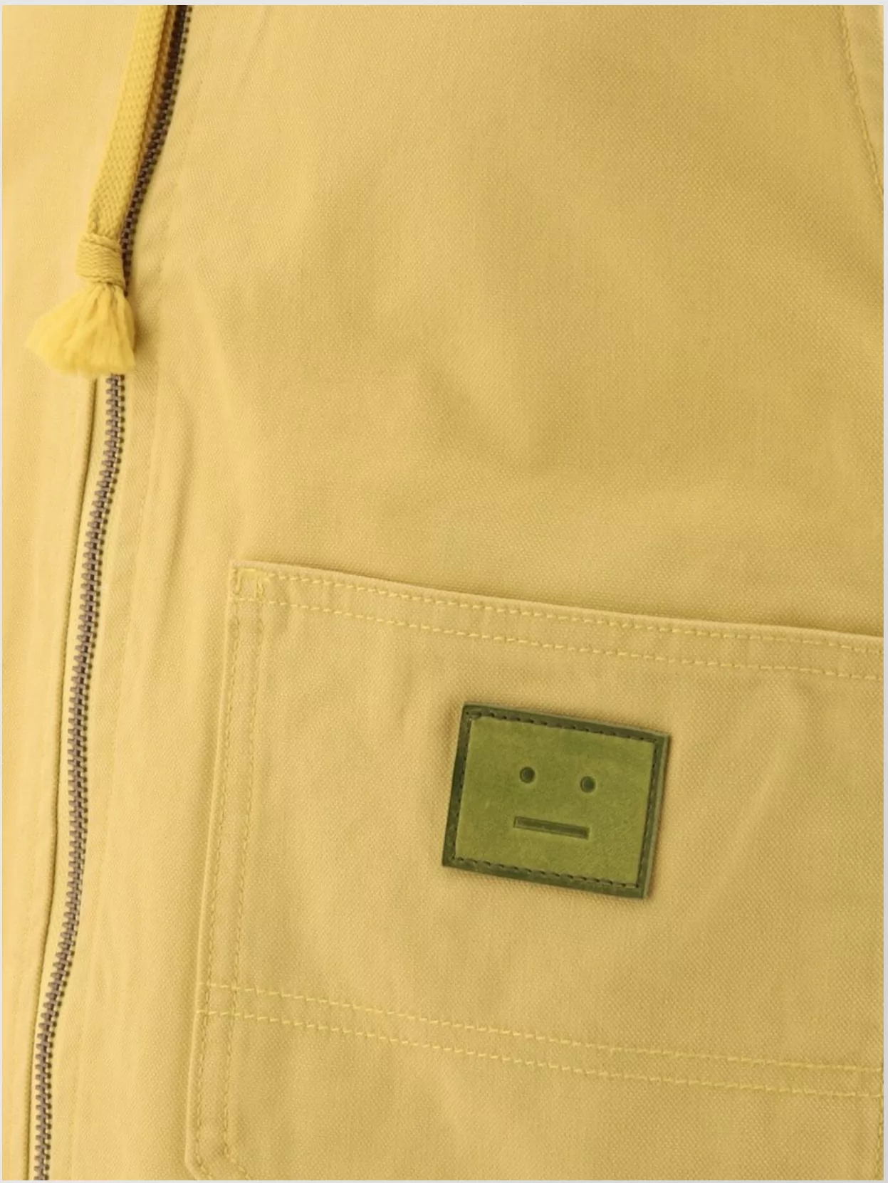 Shop Acne Studios Canvas Vest Jacket Patch Pockets