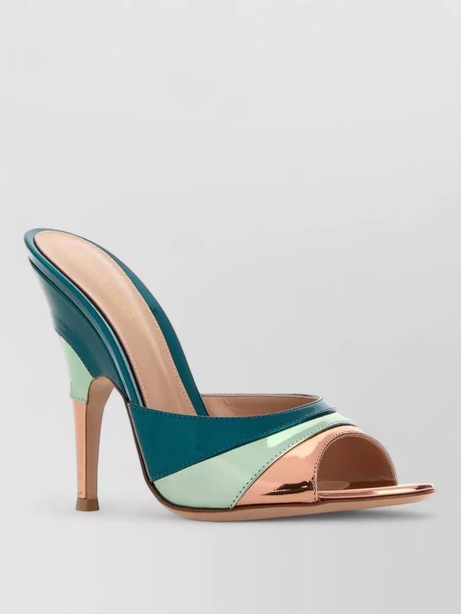 Gianvito Rossi leather marea mules
