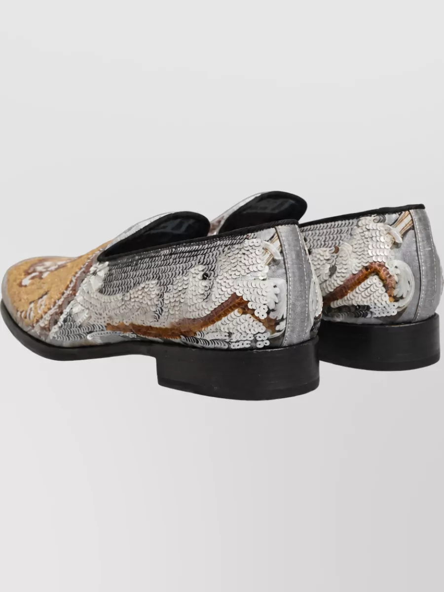Dolce&Gabbana Leather Slip On Monk Shoes